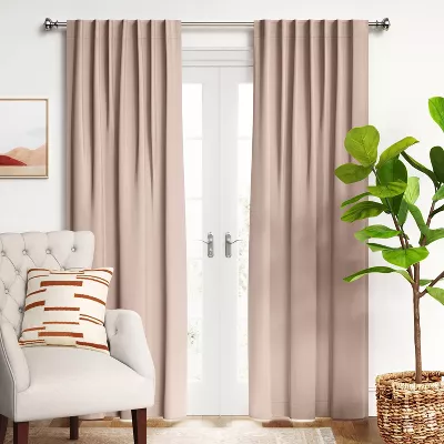 Blackout Velvet Window Curtain Panel - Image 2