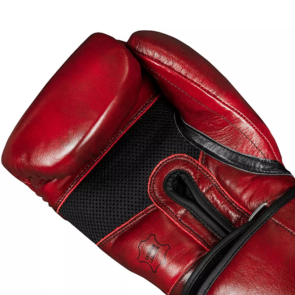 Blood Red Leather Bag Gloves 1-Piece - Image 2