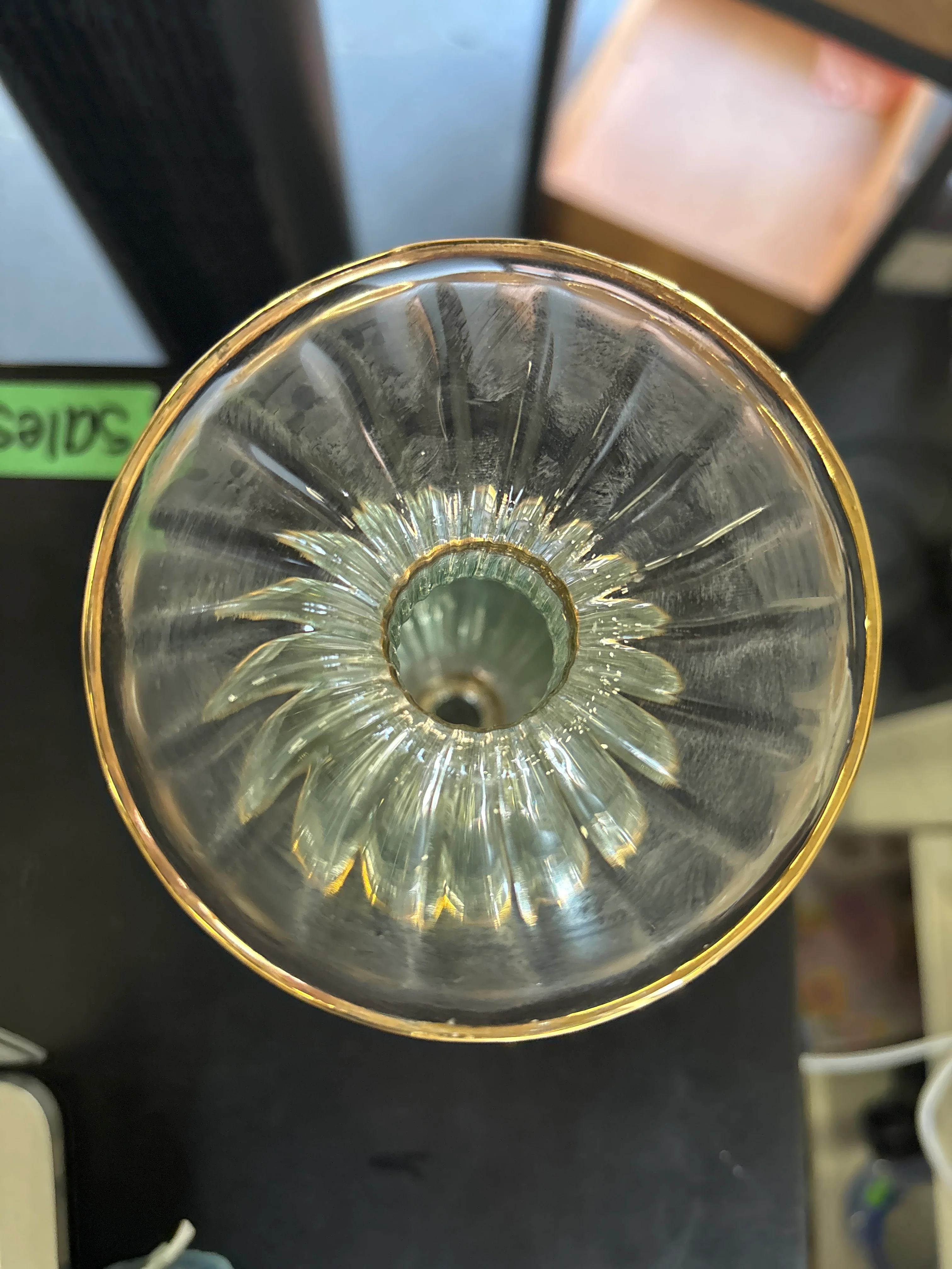 Blossom Candle Holder in Green SHOWROOM ITEM - Image 3