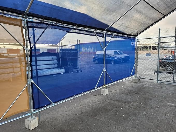 Blue Super Heavy Duty Mesh Tarp Net - Image 2
