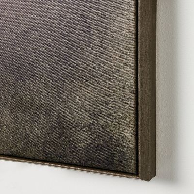 Blurry Treetops Framed Wall Art Canvas Board - Serene Nature Decor - Image 3