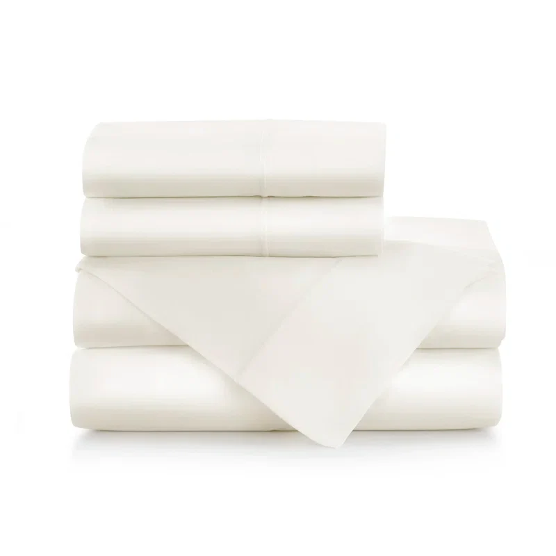 Boutique Ivory Percale Sheet Set