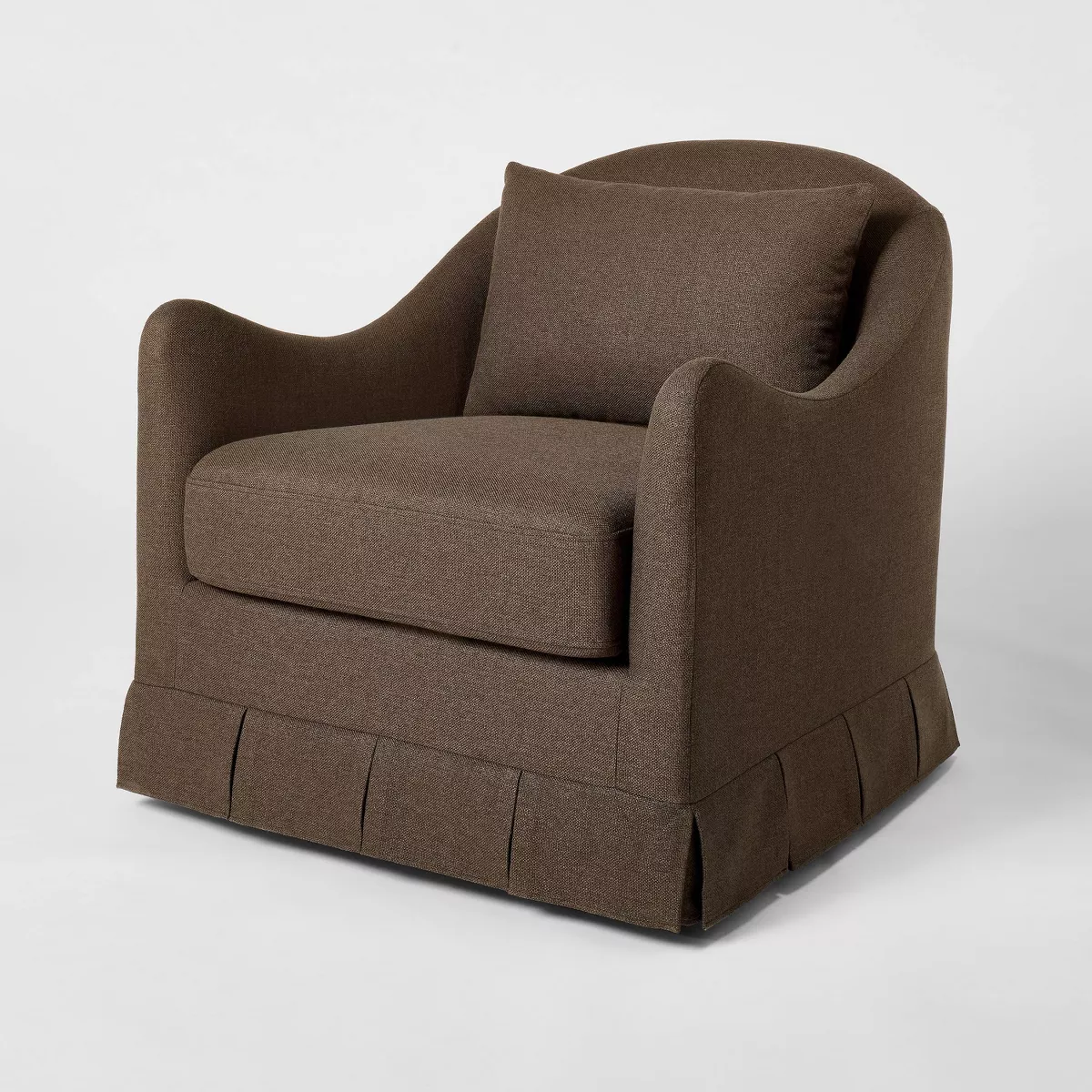 Box Pleat Upholstered Chair SHOWROOM ITEM