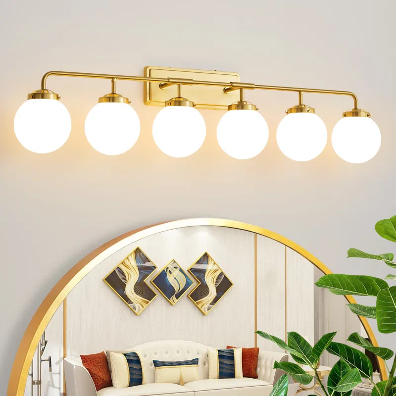 Brackenley 6 - Light Dimmable Vanity Light - Image 4