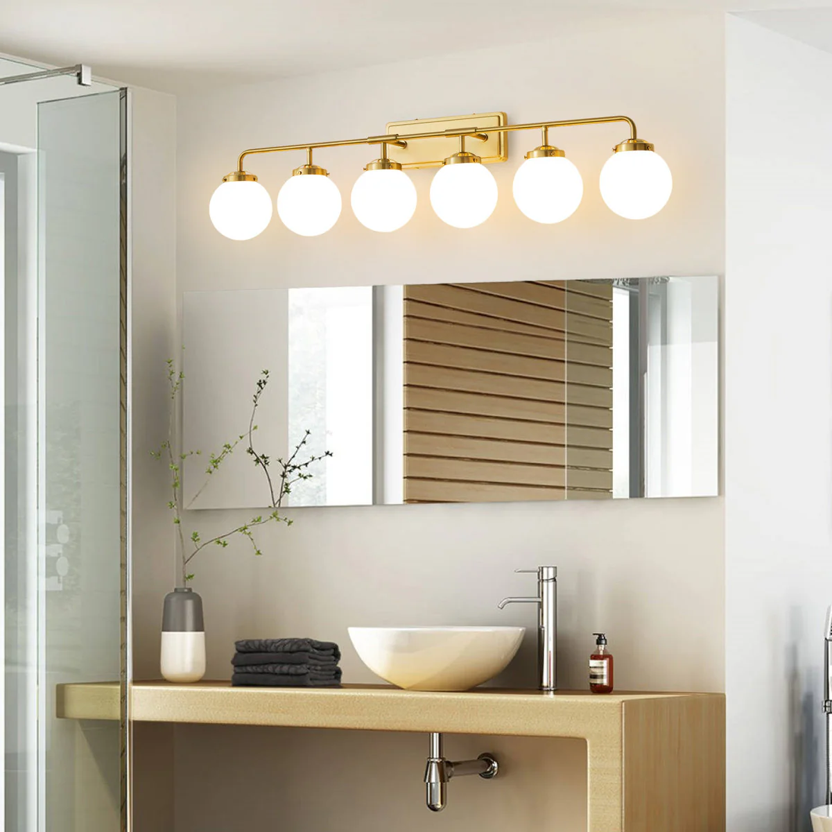 Brackenley 6 - Light Dimmable Vanity Light - Image 5