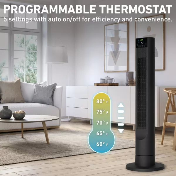 Breeze Max Tower Oscillating Fan with Clean Breeze - Image 3