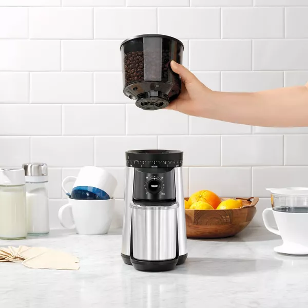 BREW Conical Burr Coffee Grinder - Stainless Steel - Image 3