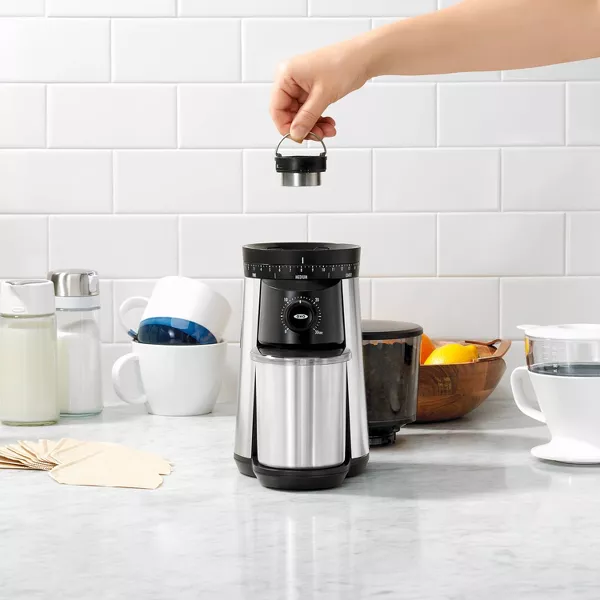 BREW Conical Burr Coffee Grinder - Stainless Steel - Image 5