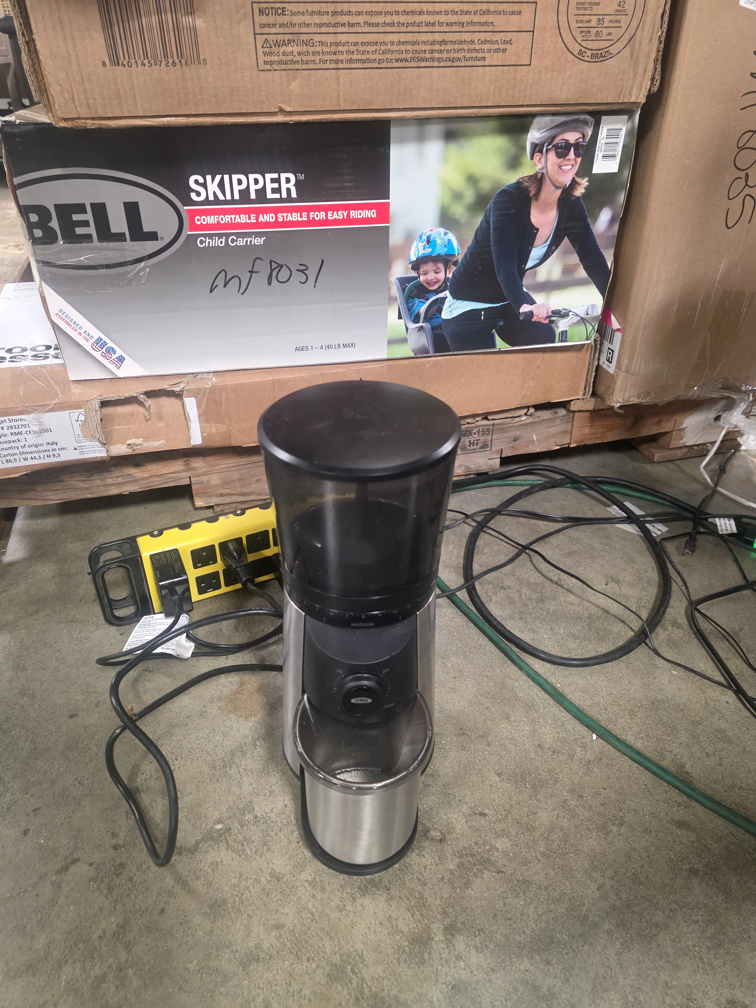 BREW Conical Burr Coffee Grinder - Stainless Steel - Image 6