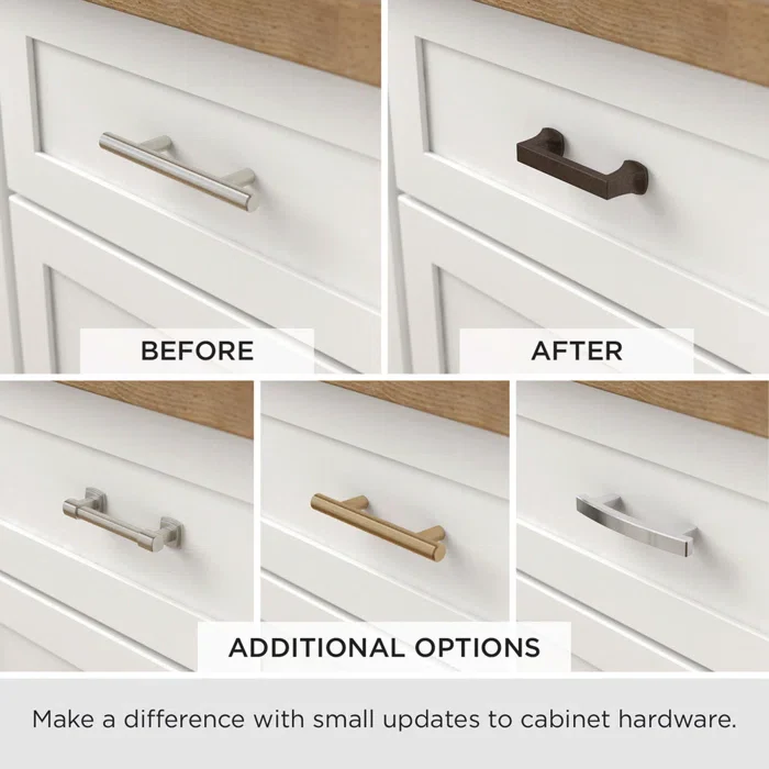 Bronze/Copper Builder's Program Decorative Cabinet Bar Pull - Set of 14 - Image 3