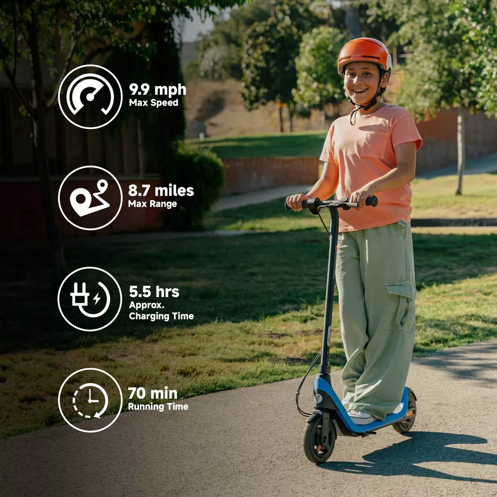 C2 Lite Kids Electric Scooter - Blue - Image 5