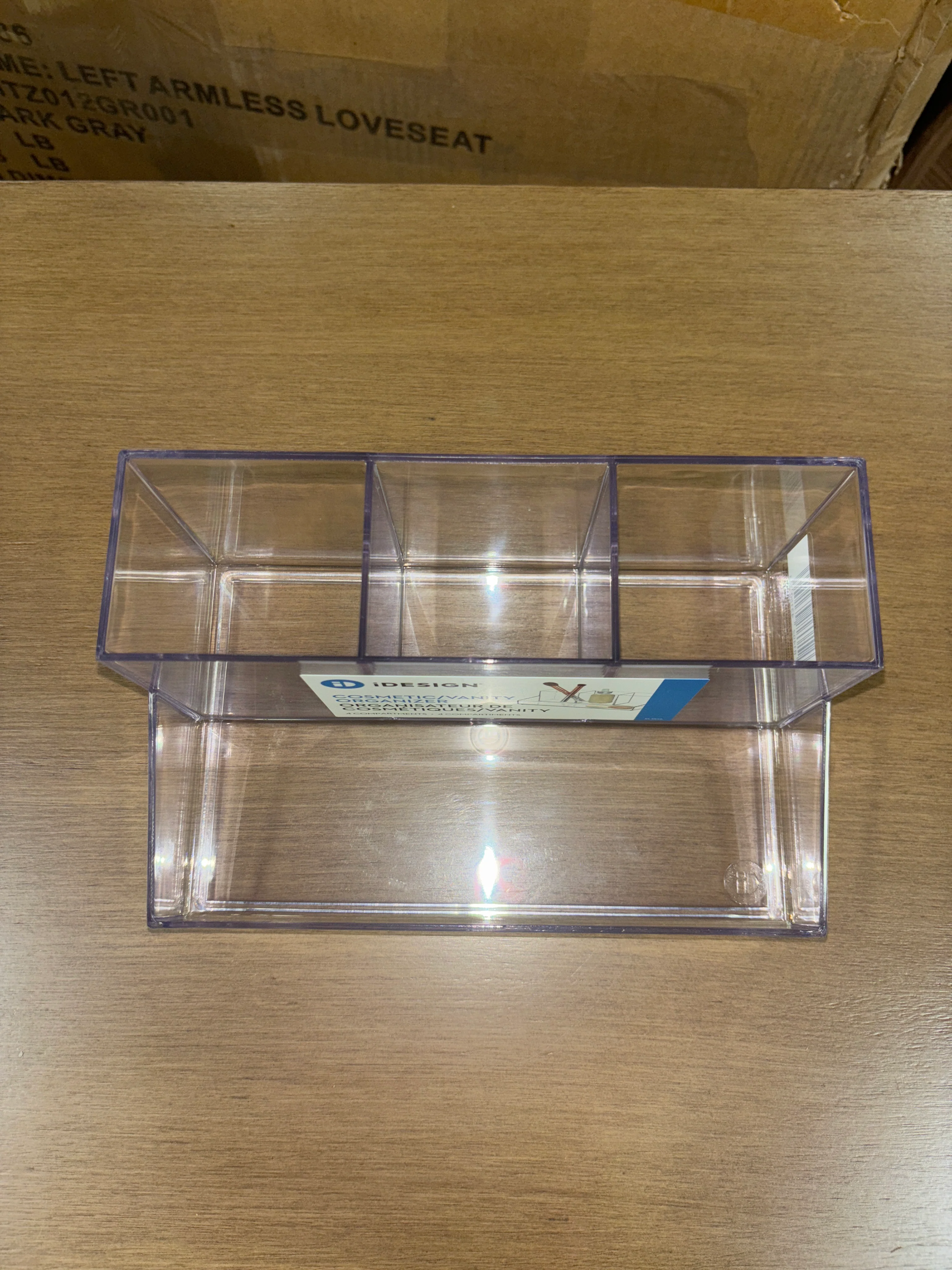 Cade Plastic 4 Compartment Makeup Organizer SHOWROOM ITEM - Image 4