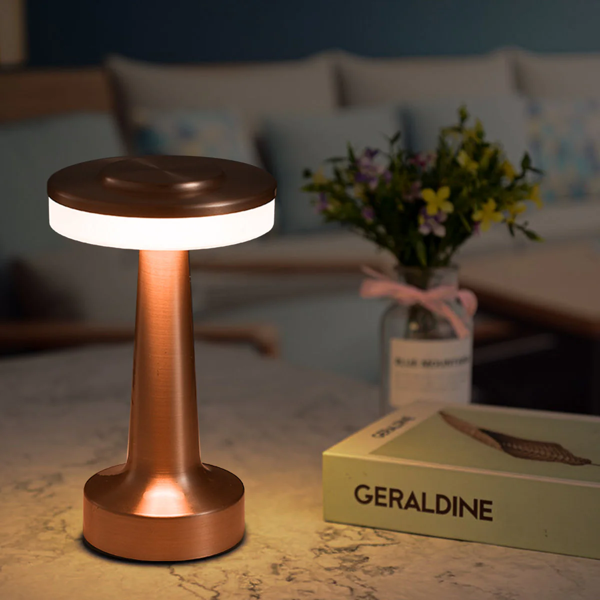 Caidenlee Portable LED Desk Lamp 3-Levels Brightness Touch Sensor - Image 2
