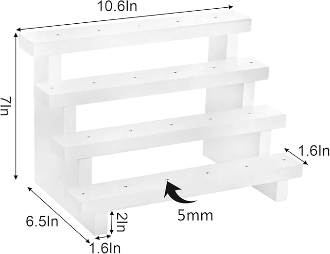 Cake Pop Stand Riser, 22 Holes Wooden Lollipop Holder - Image 5
