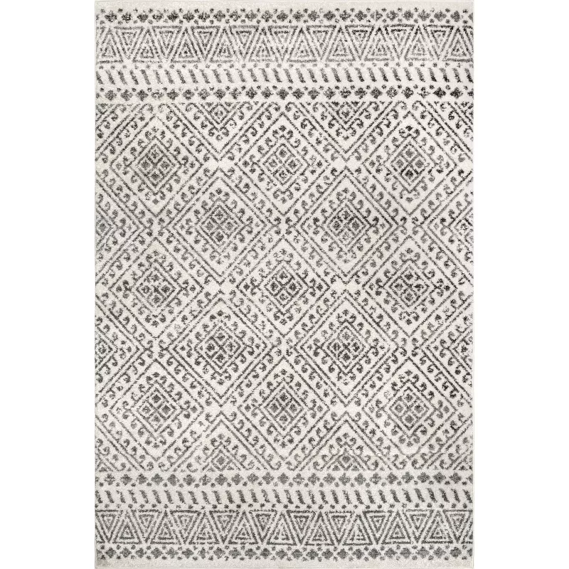 Camila Greek Diamond Trellis Indoor Area Rug - 10'x14'