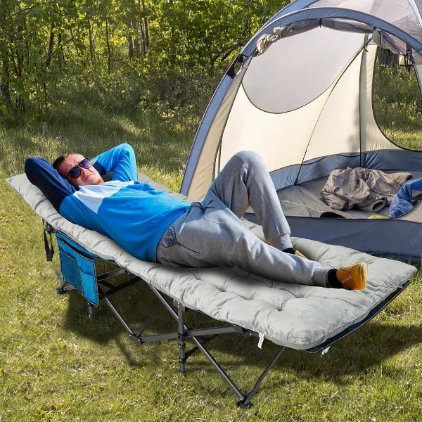 Camping Cot Pad Resting Crystal Velvet Outdoor Lightweight Backpacking - Image 3