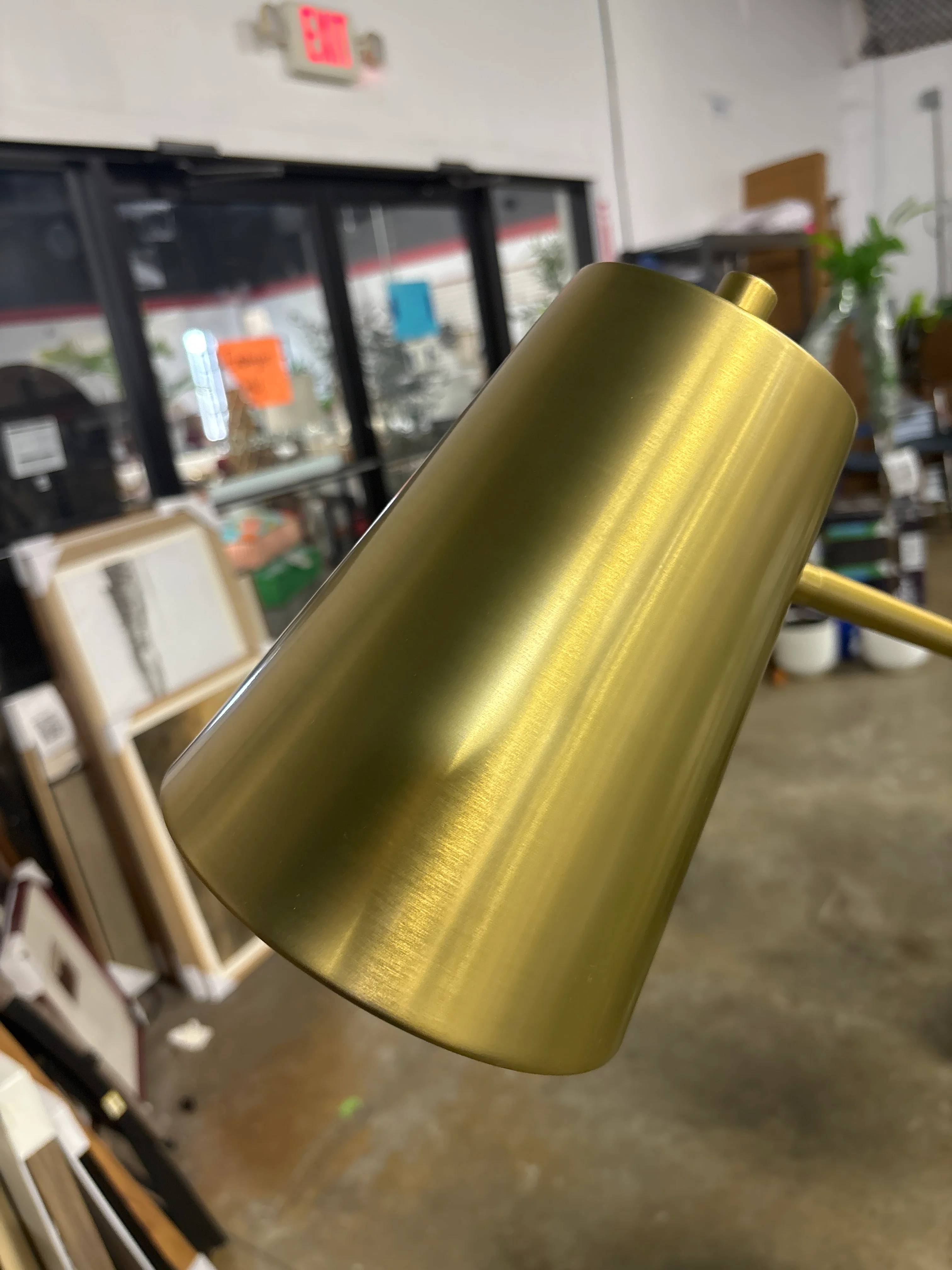 Cantilever Floor Lamp - Brass SHOWROOM ITEM - Image 4
