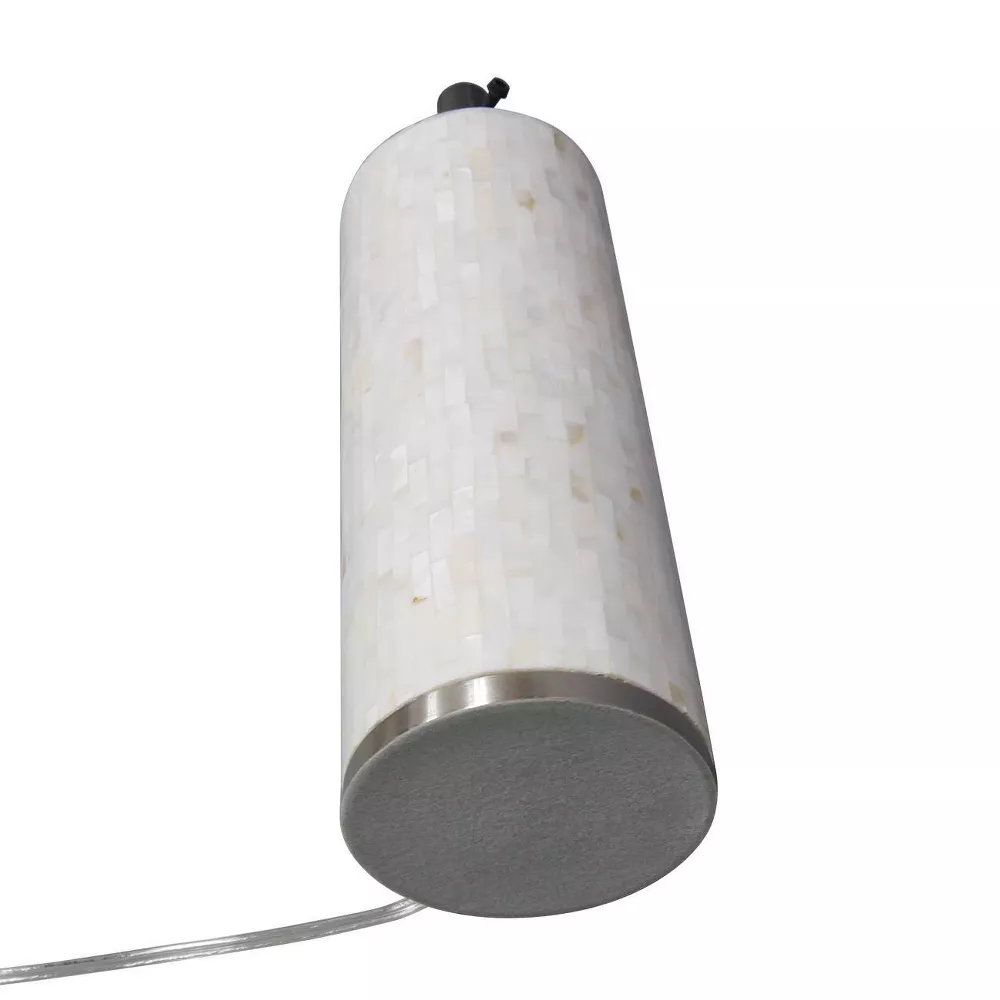 Capiz Subway Tile Large Lamp Base Shell - Image 4
