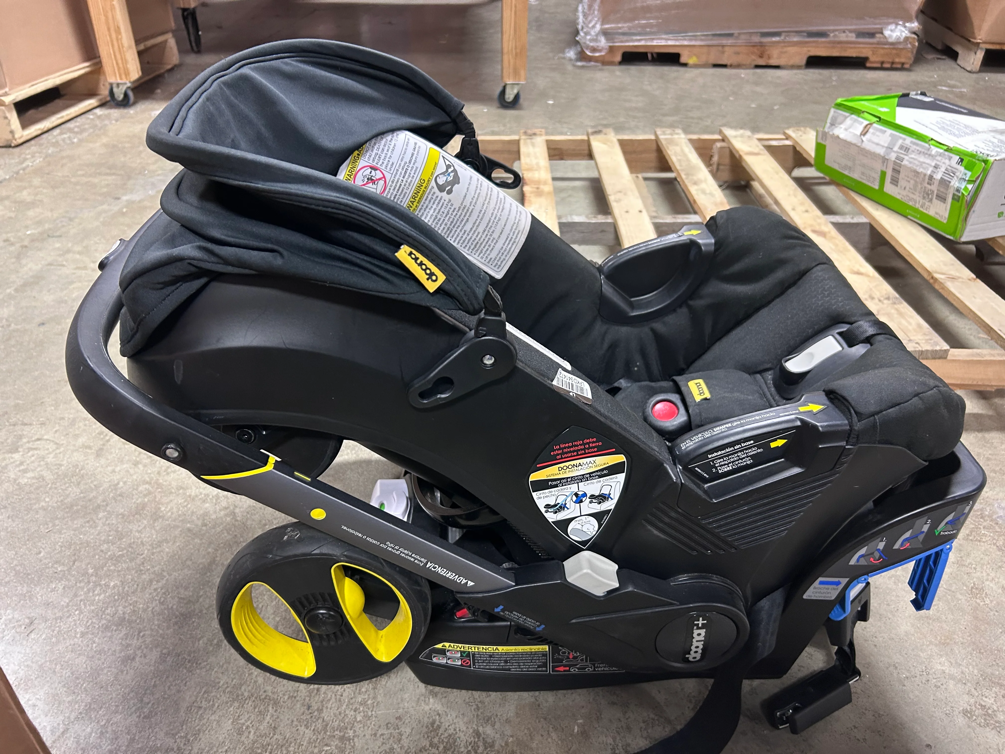 Car Seat + Latch Base Travel System - Nitro Black - Image 6