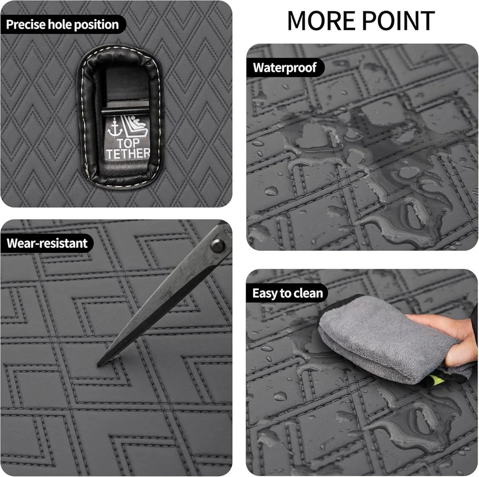 Cargo Mat & Backrest Mat for 2022-2025 Honda Civic Sedan Only - Image 4