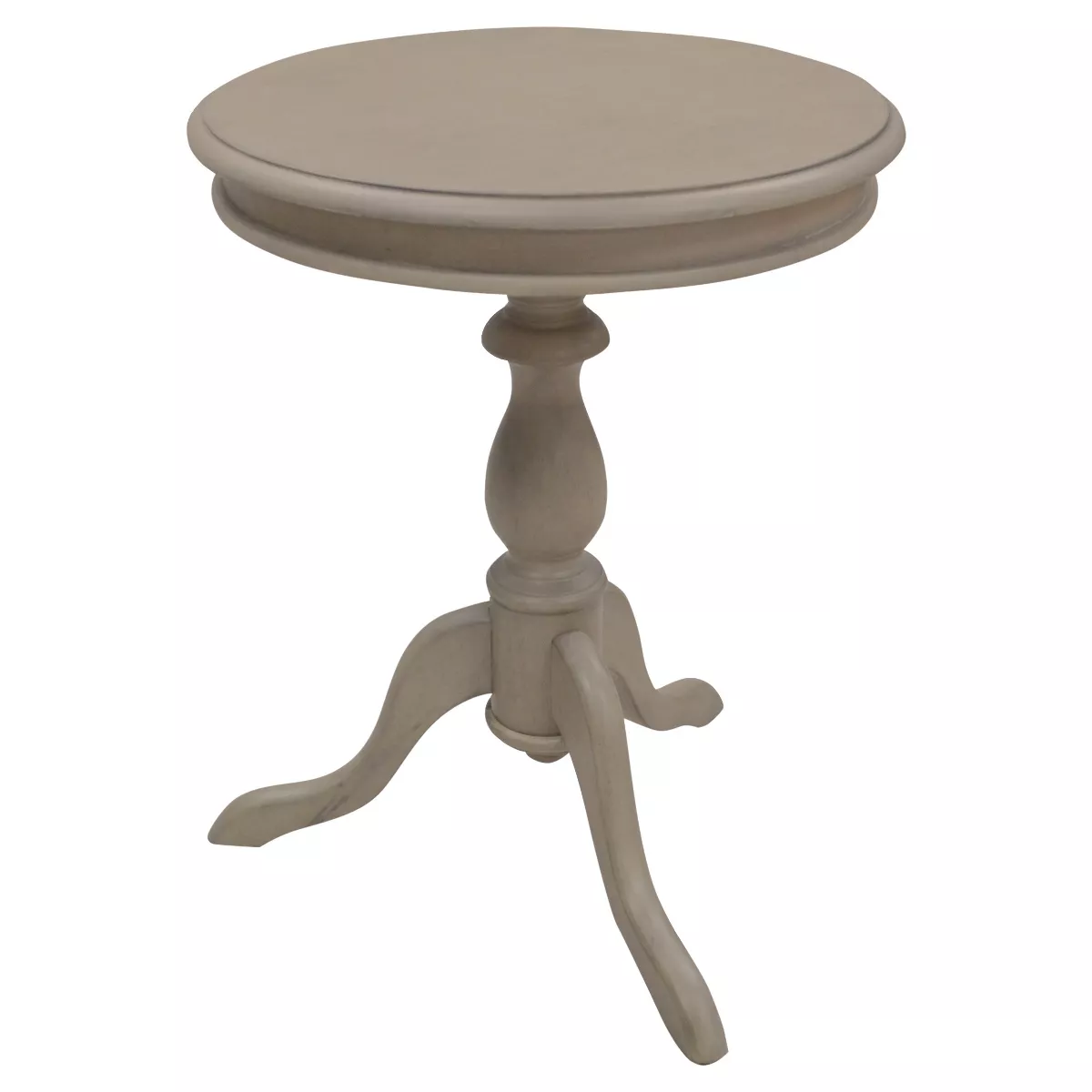 Carolina Living Paloma Accent Table - Weathered Gray SHOWROOM ITEM