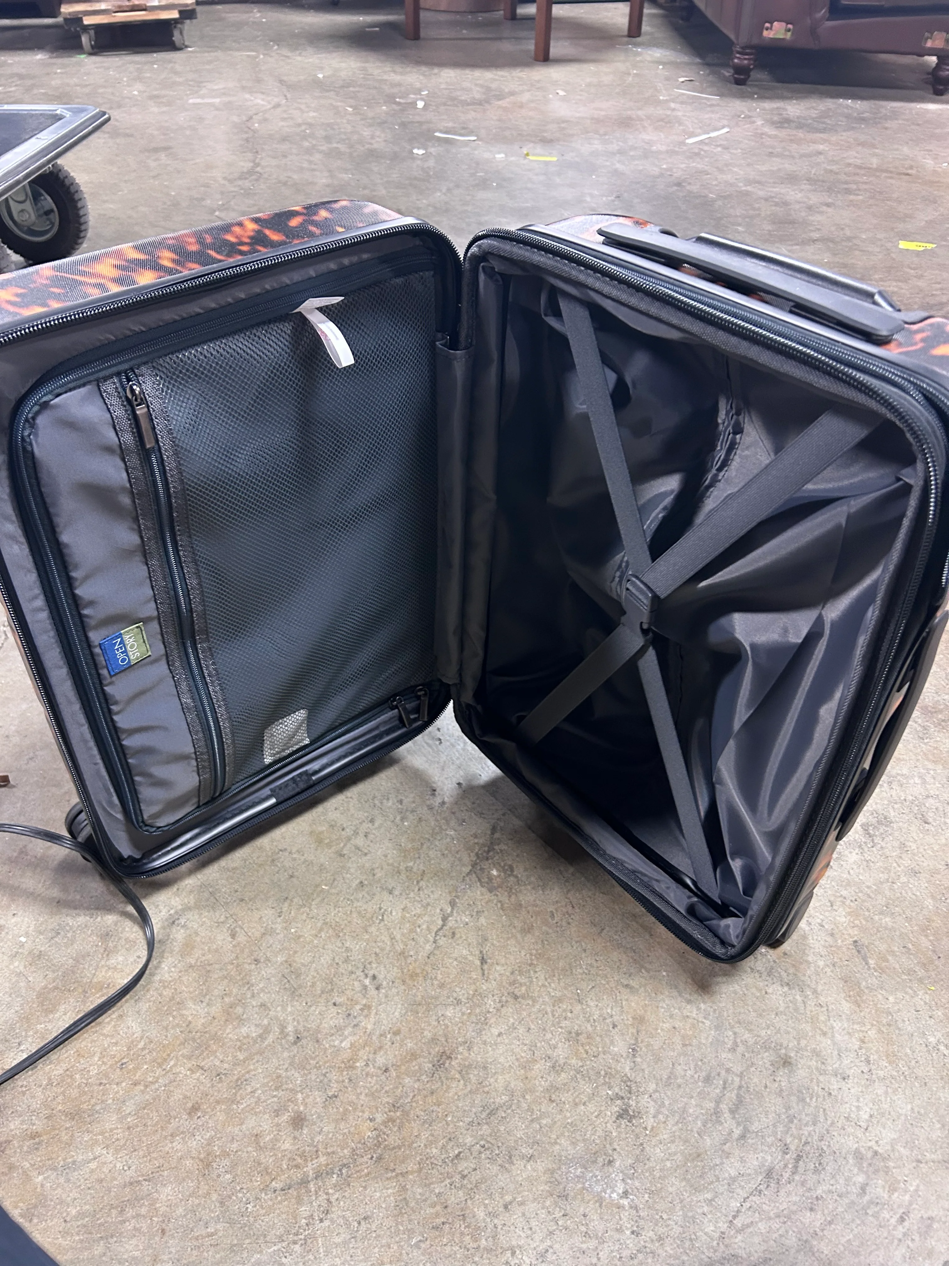Carry On Hardside Suitcase - Tortoise Shell - Image 6