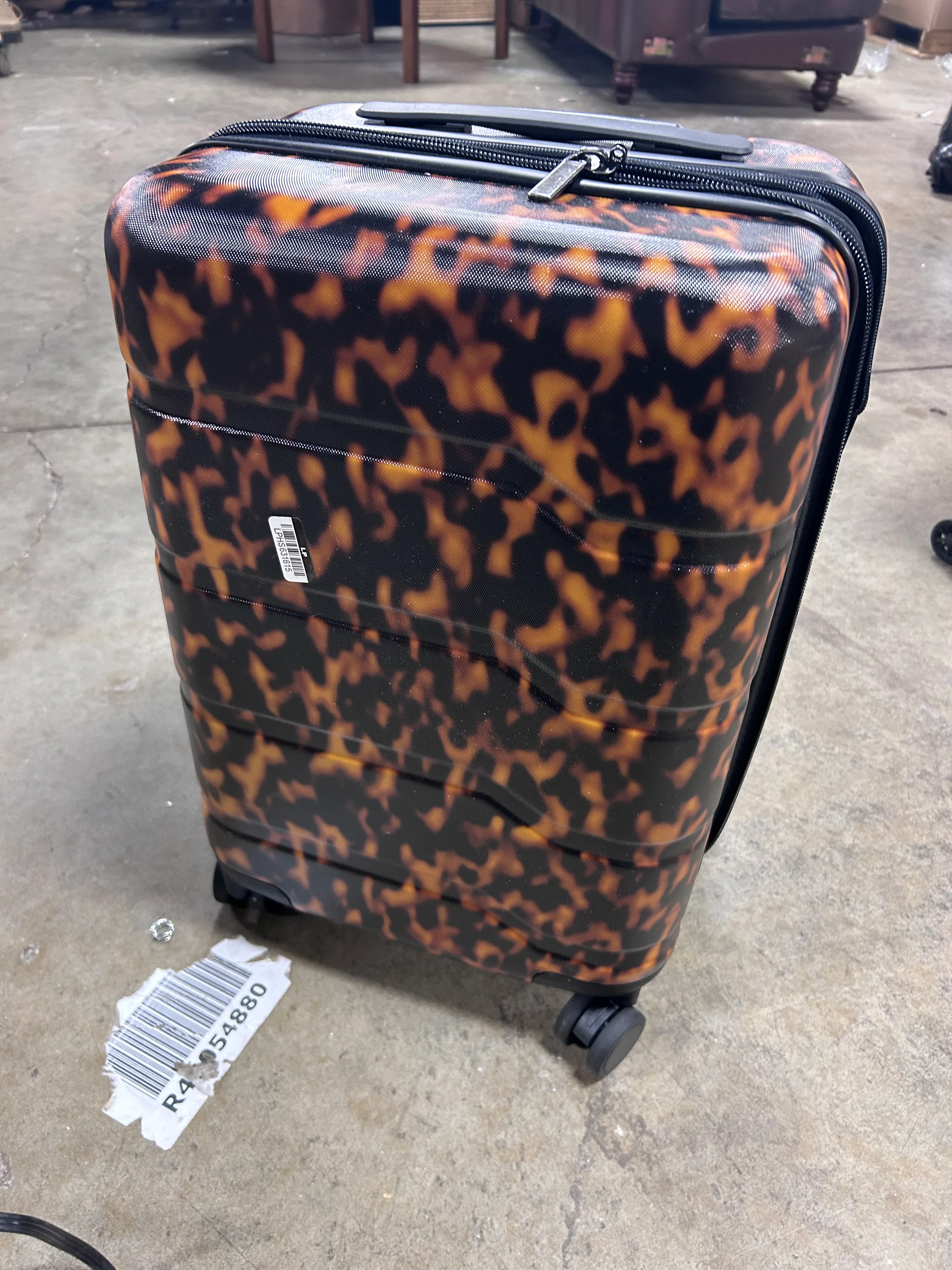 Carry On Hardside Suitcase - Tortoise Shell - Image 7