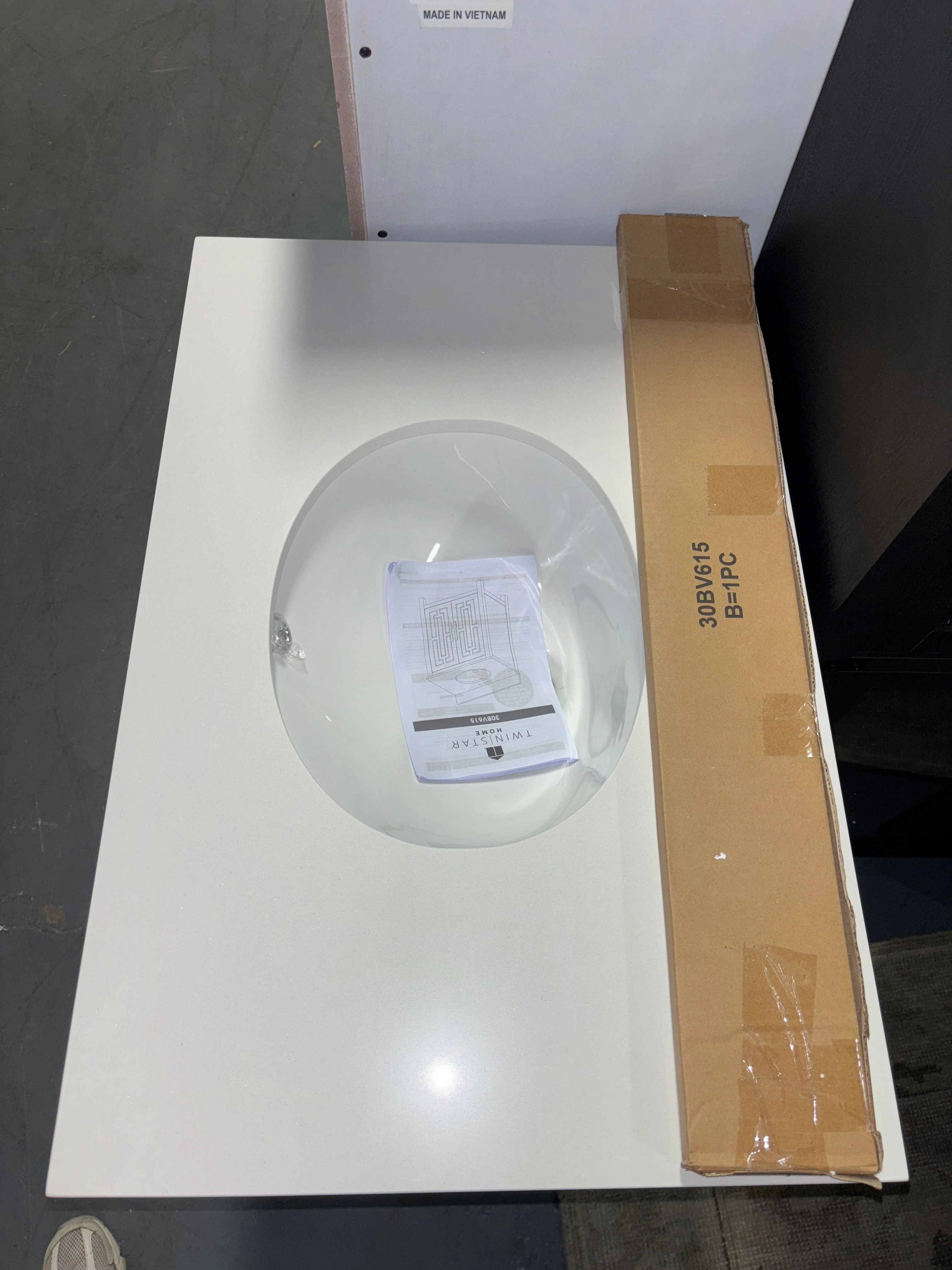 Casandra 29.88'' Single Bathroom Vanity with Marble Top SHOWROOM ITEM - Image 4