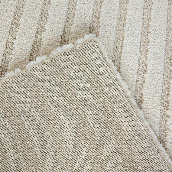 Caserio Modern Geometric Area Rug, Cream, 5'3"x6'11" - Image 4