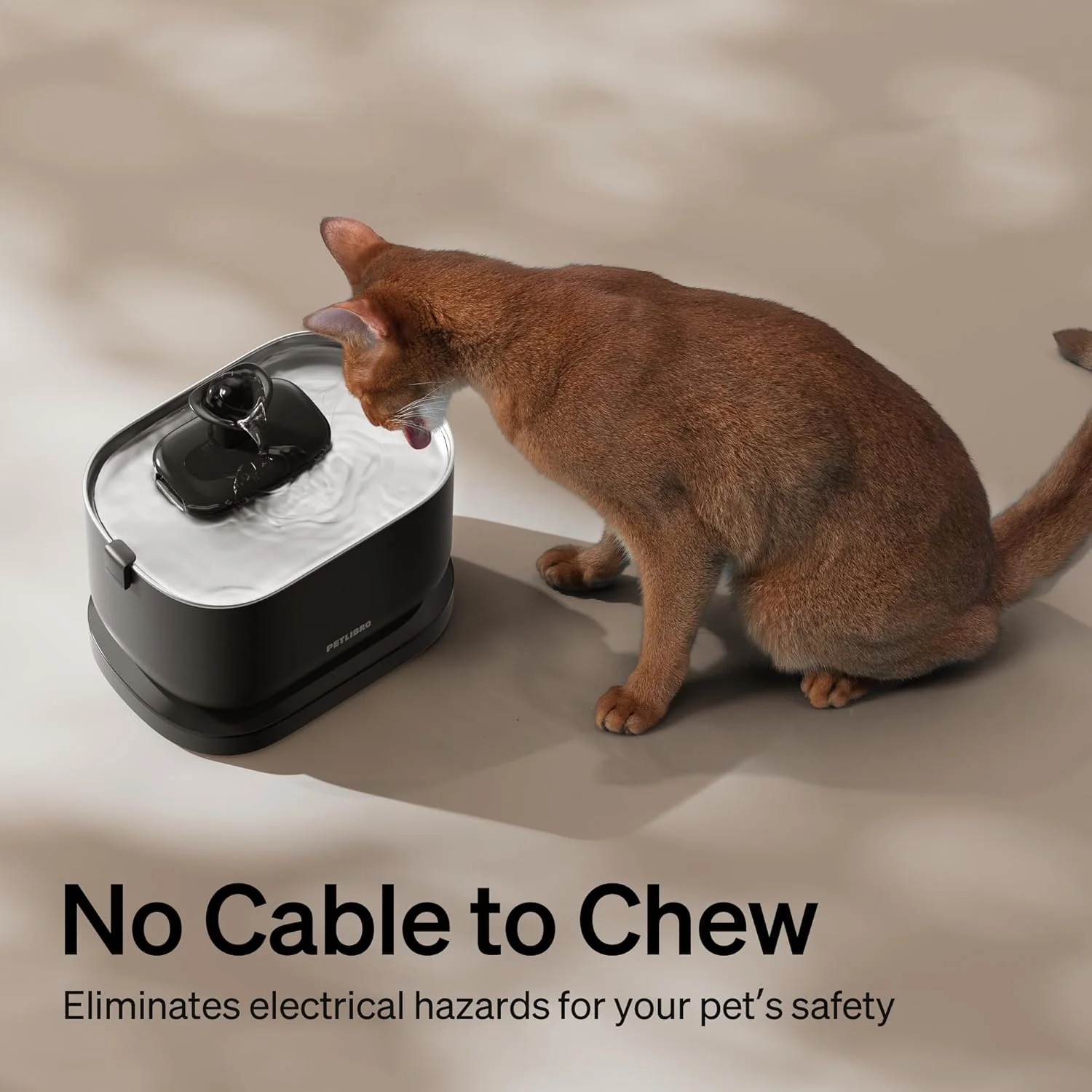 Cat Water Fountain, Cordless Battery Operated - Image 2