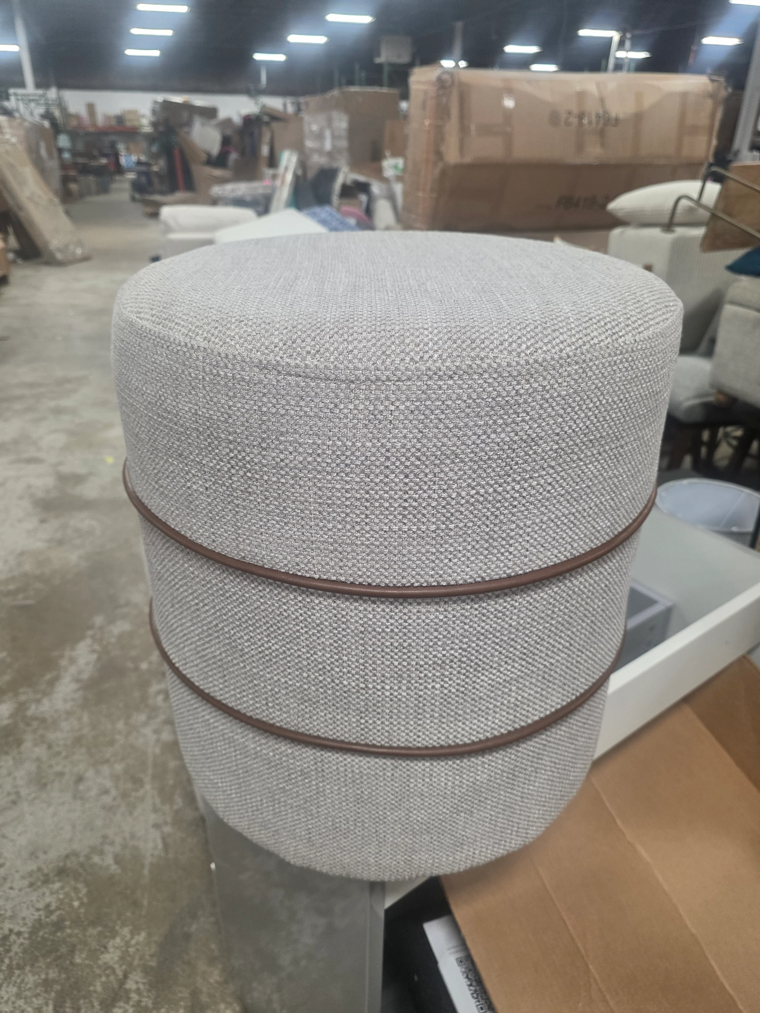 Catalina Round Ottoman - Threshold™ designed with Studio McGee - SHOWROOM ITEM - Image 2