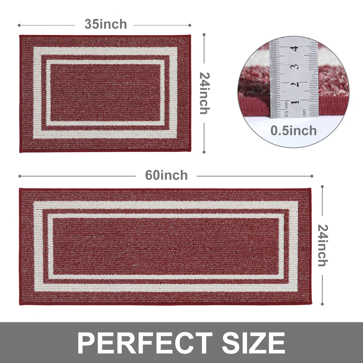 Caylon Kitchen Mat with Non-Slip Backing - Image 5