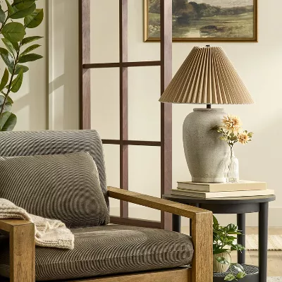 Ceramic Table Lamp Cream - Image 3