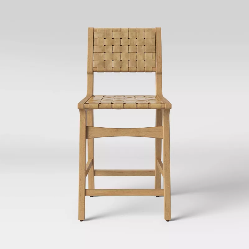 Ceylon Woven Counter Height Barstool