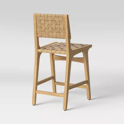 Ceylon Woven Counter Height Barstool - Image 3