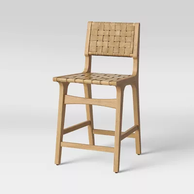 Ceylon Woven Counter Height Barstool - Image 4
