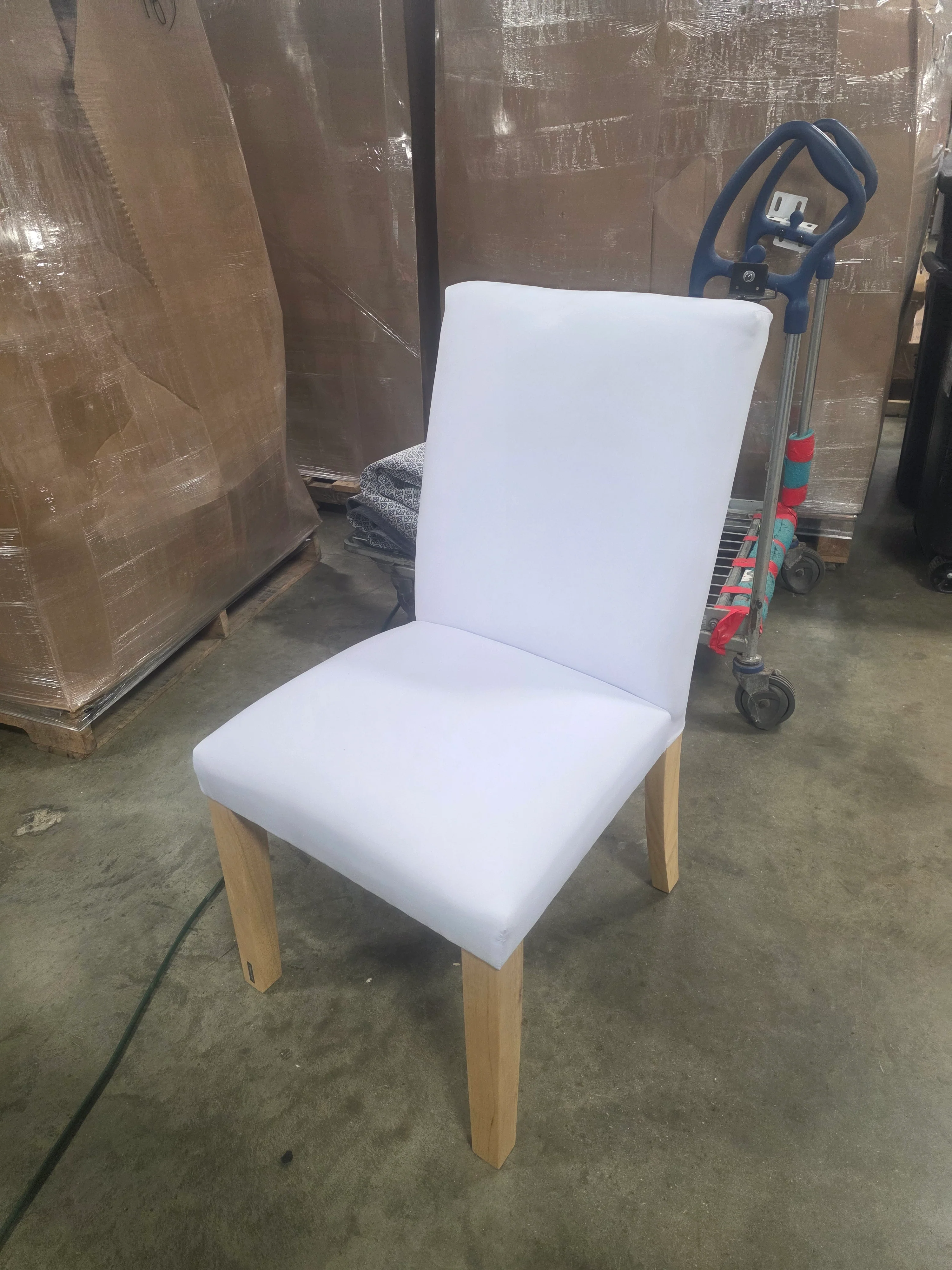 CHAIR ONLY - Oak Effect/Inseros White, - Image 8