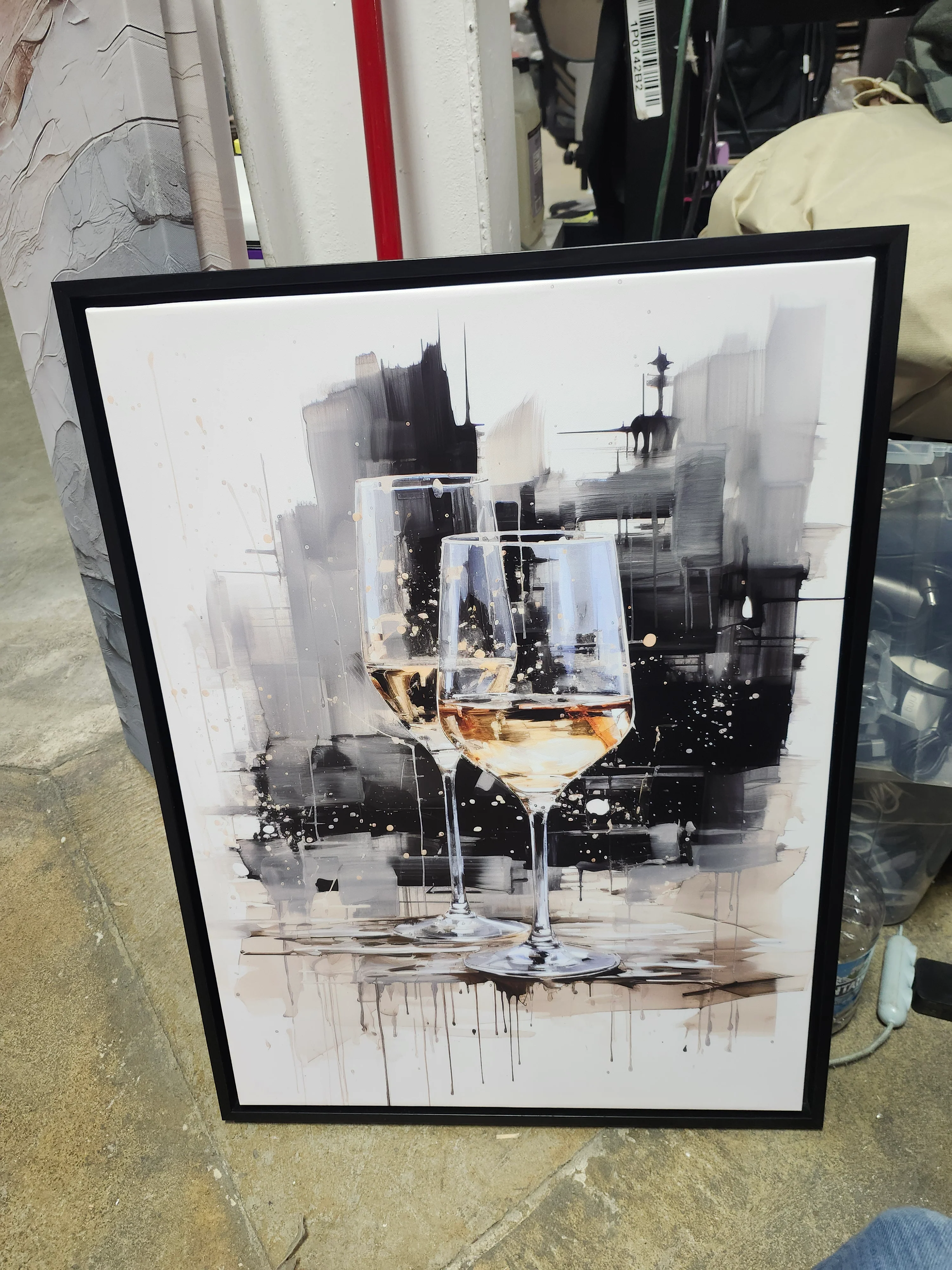 Champagne Wall Art SHOWROOM ITEM - Image 2