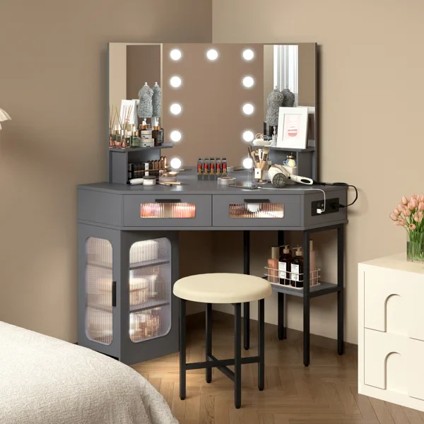 Chantle Vanity Modern Dressing Table - Image 2