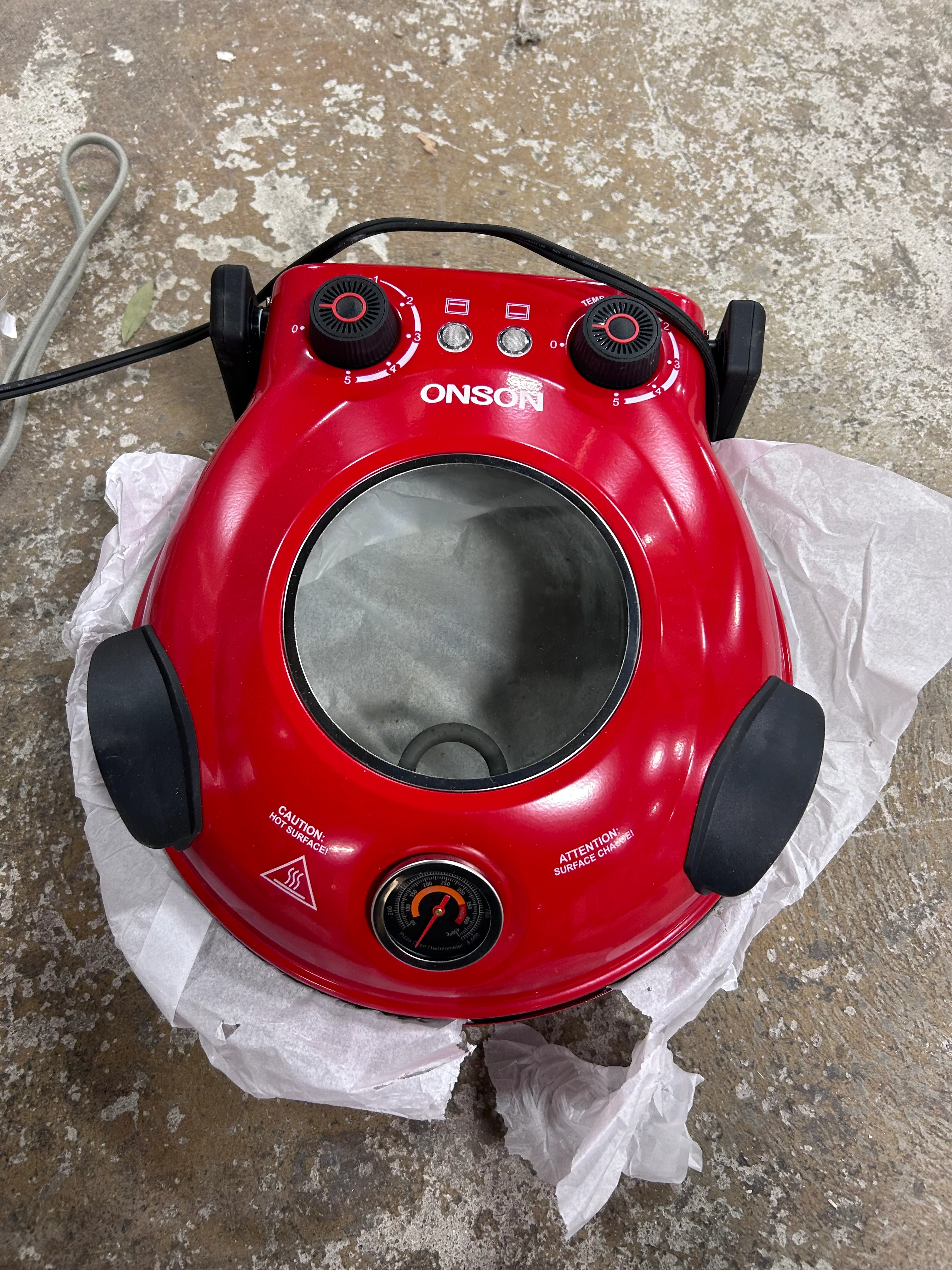 CHEF Electric Pizza Oven with Ceramic Stone - Image 6