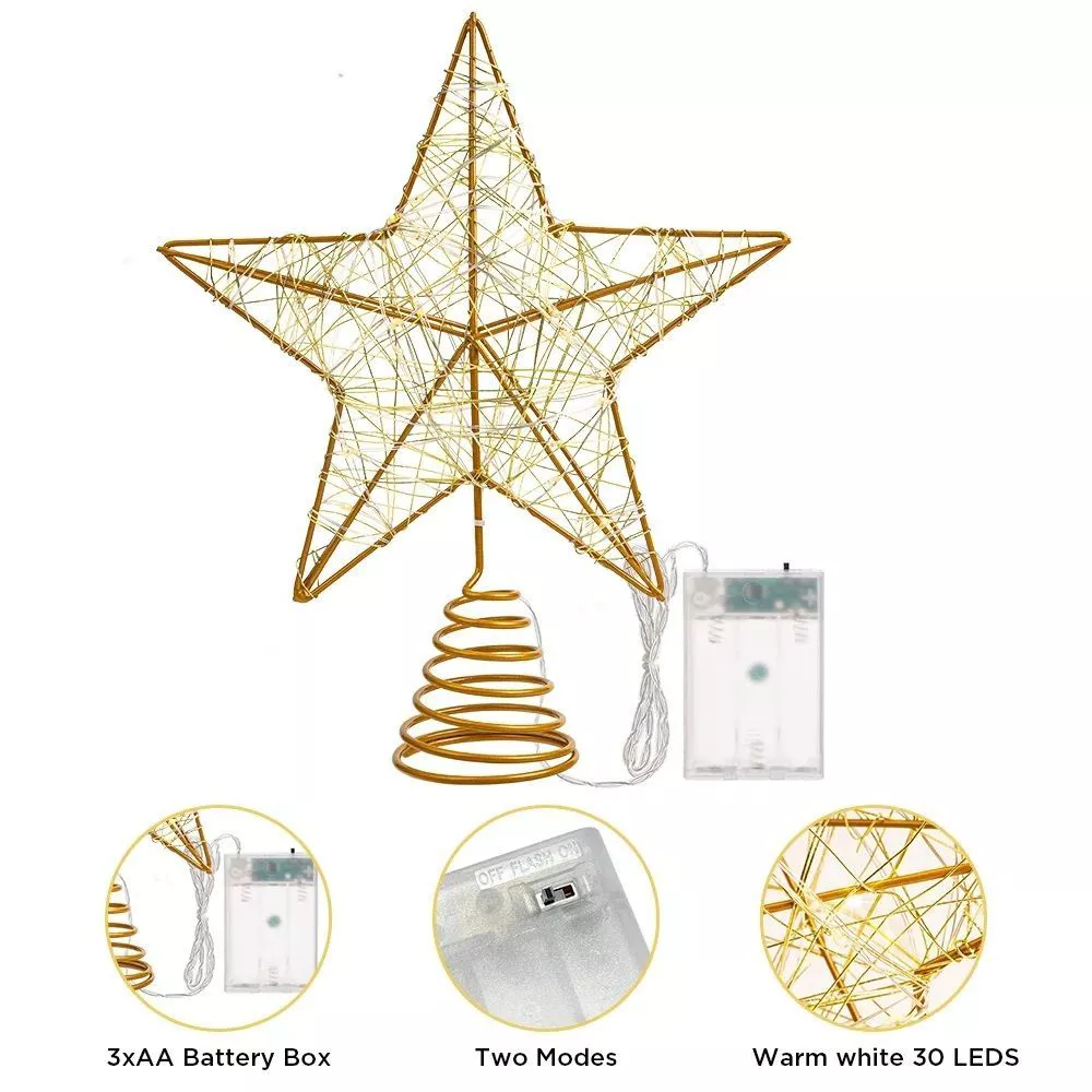 Christmas Star Tree Topper final cut - Image 2