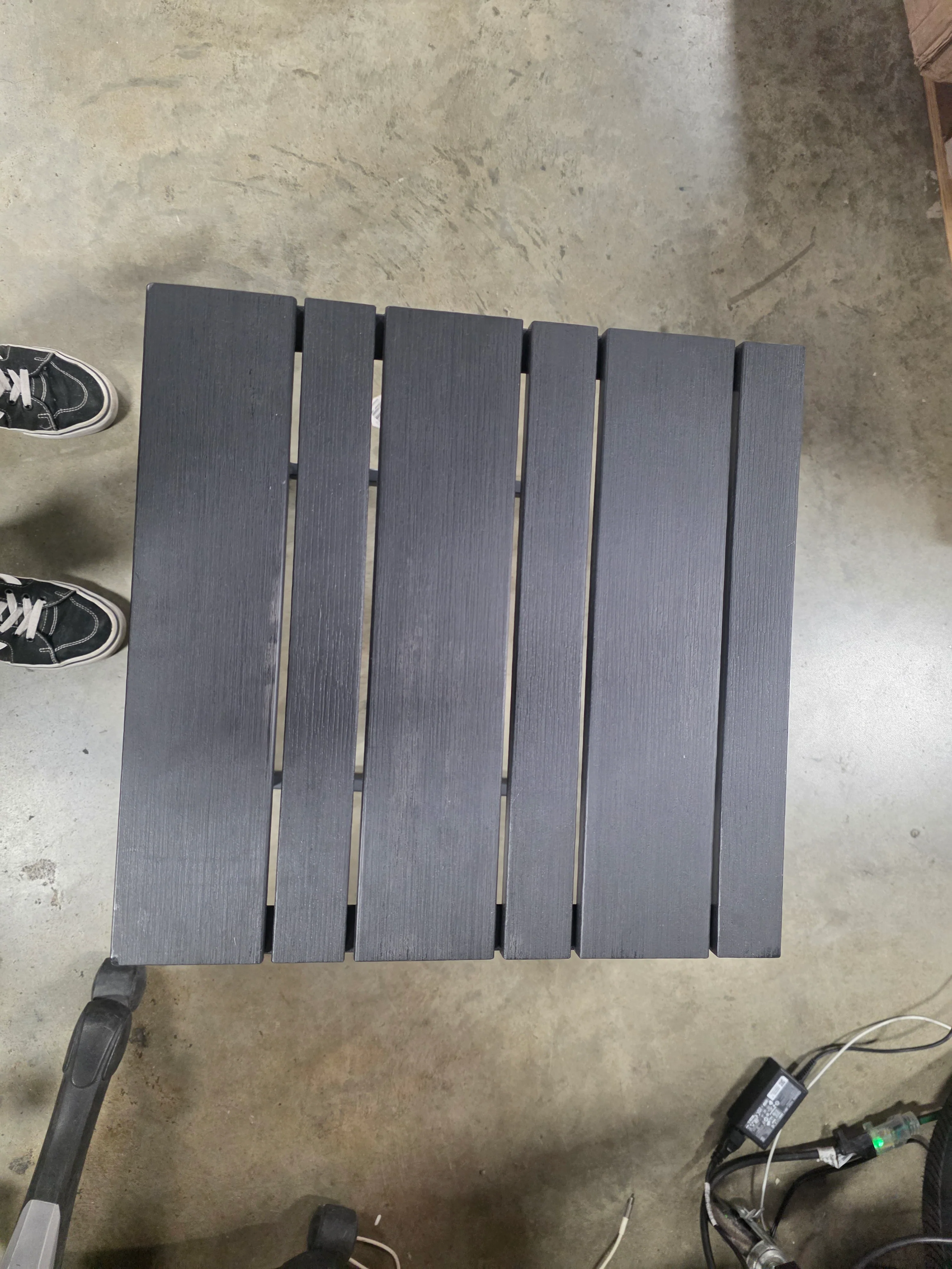 Christopher Knight Home Cape Coral Outdoor Modern C Shaped Aluminum Side Table - Final Cut - Image 4