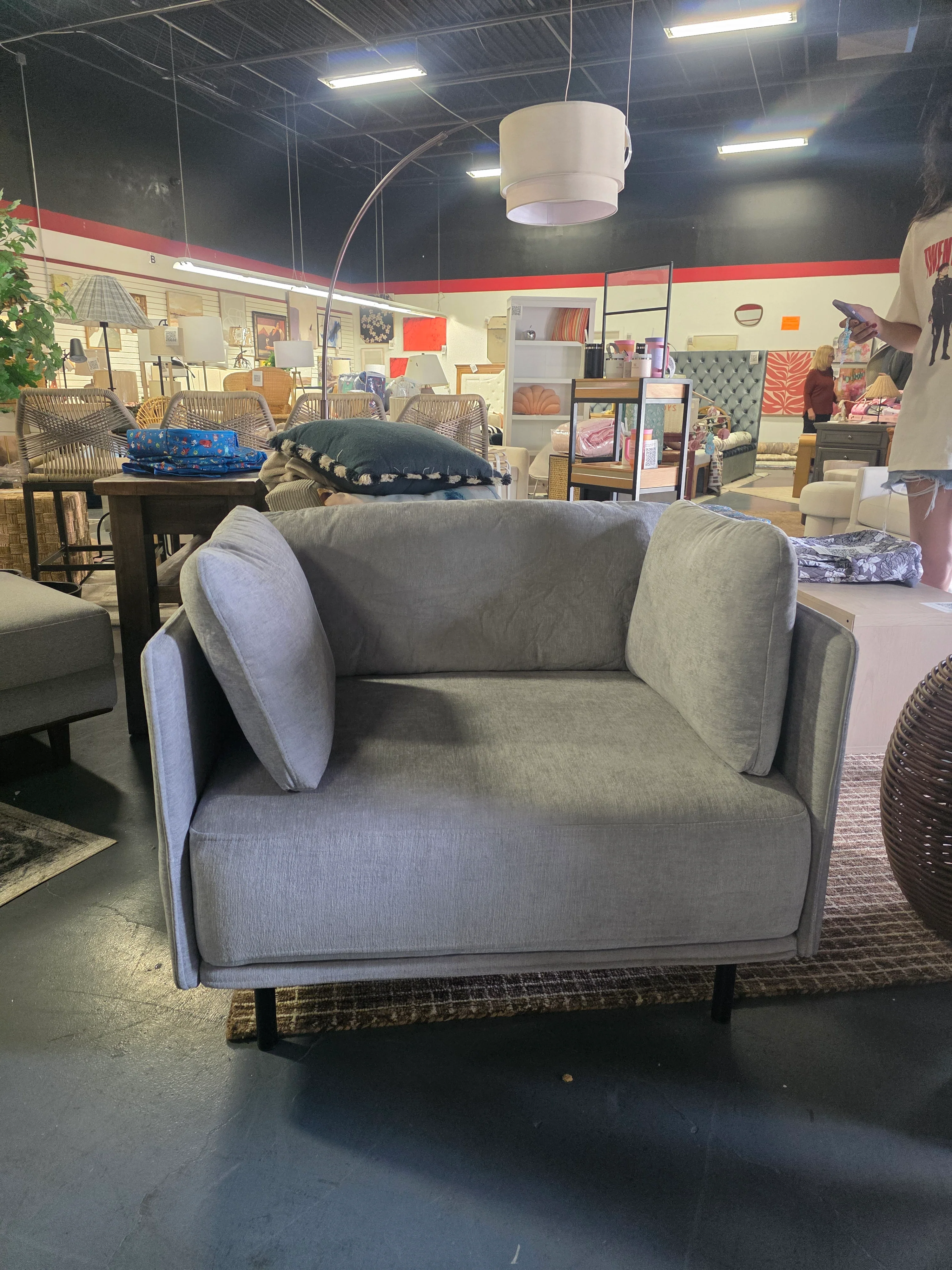 Christopher Knight Home Kyrie Upholstered Accent Chair with Cushions - SHOWROOM ITEM - Image 2