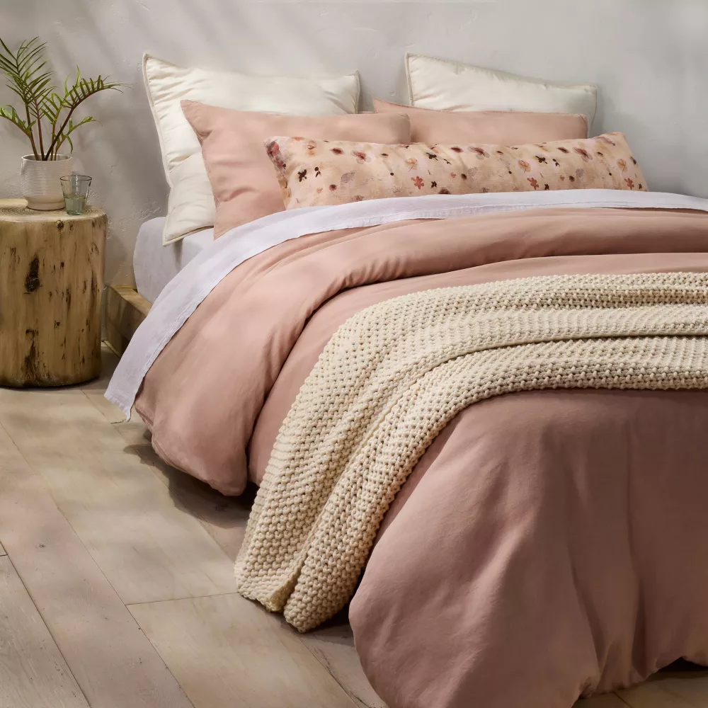 Chunky Knit Bed Blanket Full/Queen - Image 4