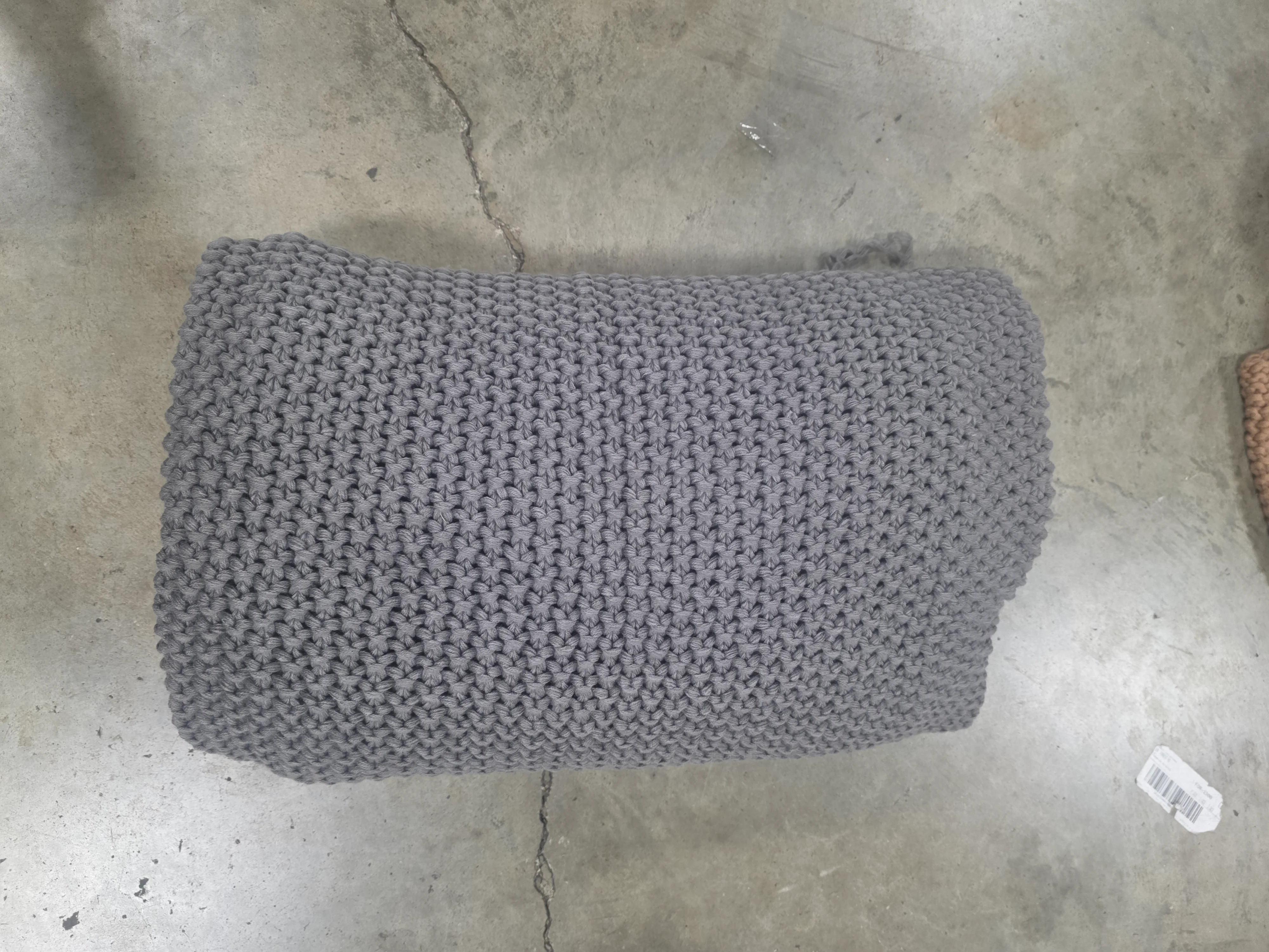 Chunky Knit Bed Blanket - Full/Queen - Image 4