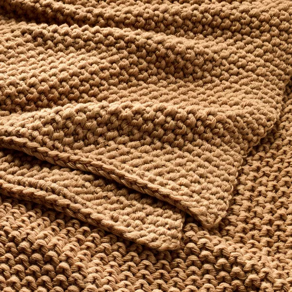 Chunky Knit Bed Blanket Full/Queen - Image 4