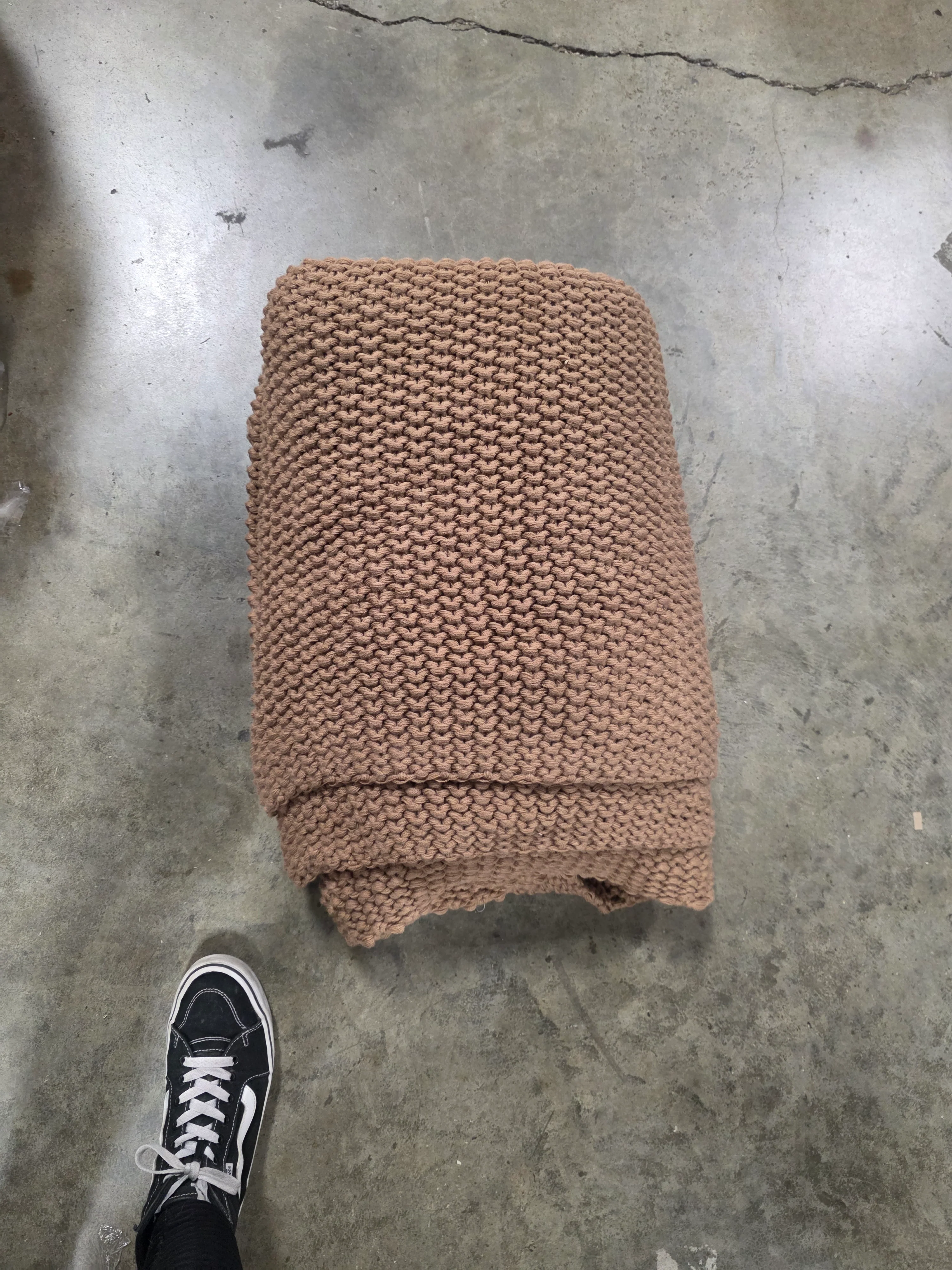 Chunky Knit Bed Blanket Full/Queen - Image 6