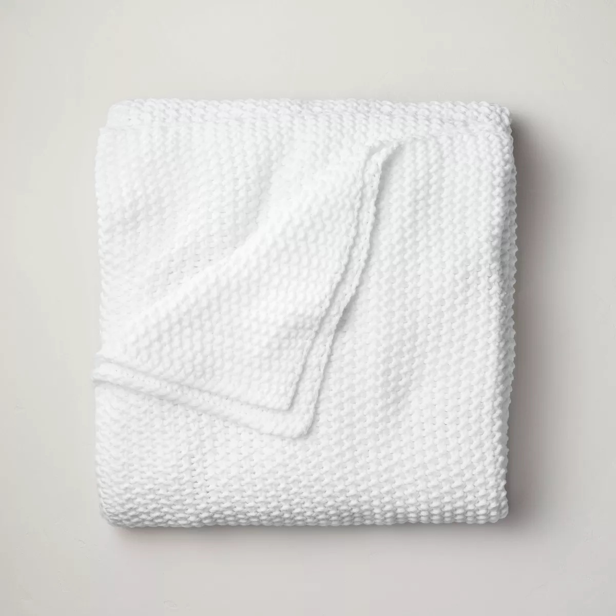 Chunky Knit Bed Blanket - King