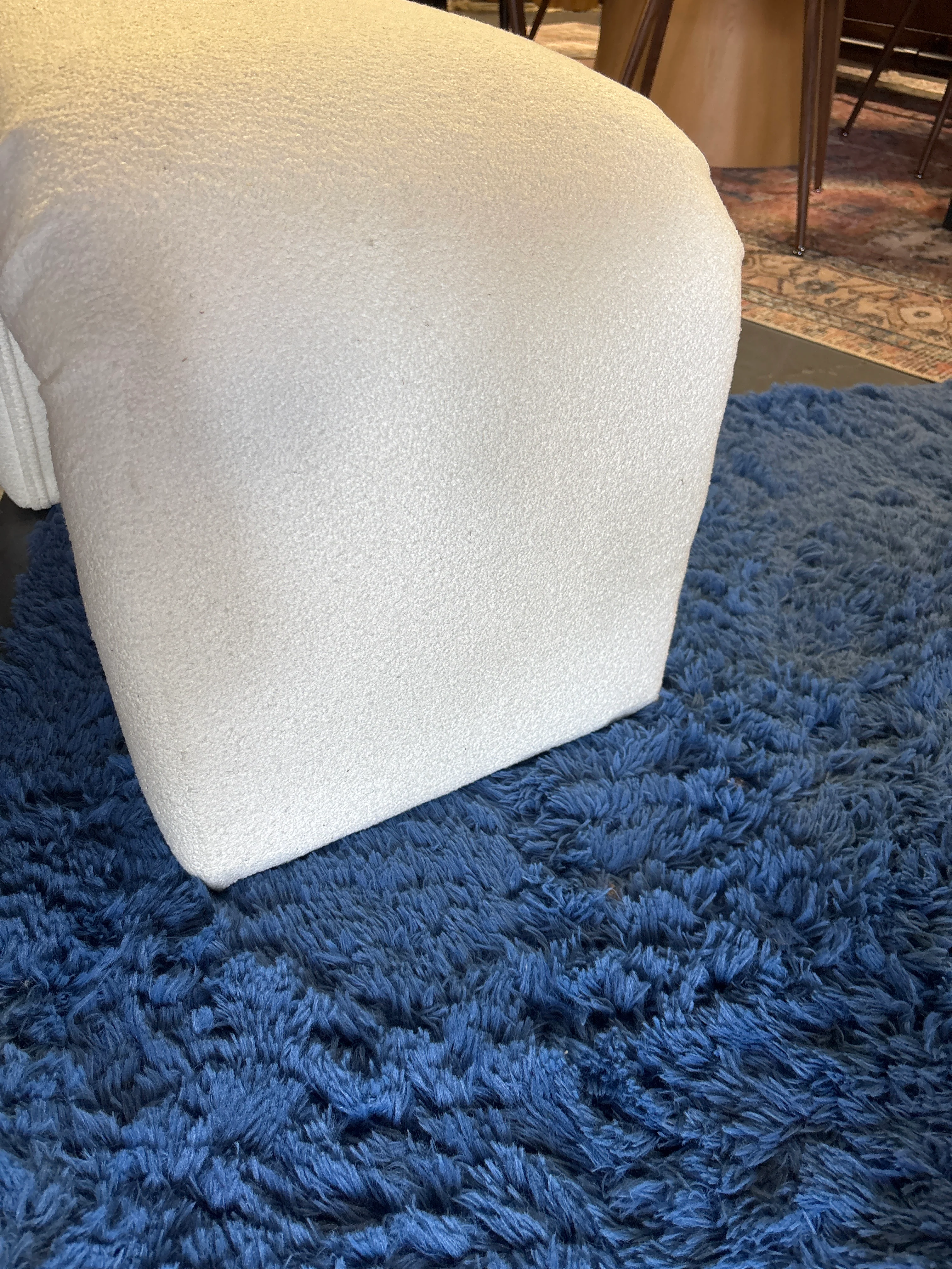 Cicely Waterfall Ottoman - Cream Boucle - Threshold SHOWROOM ITEM - Image 5