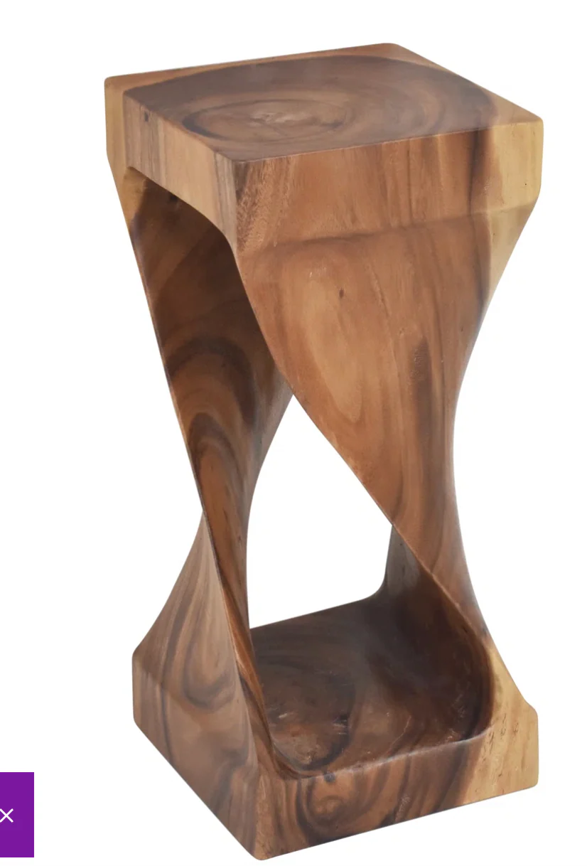 Cinderford Solid Wood End Table SHOWROOM ITEM